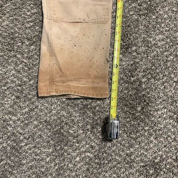 34x30 Carhartt Work Worn Perfectly Thrashed Pants - Picture 8 of 12